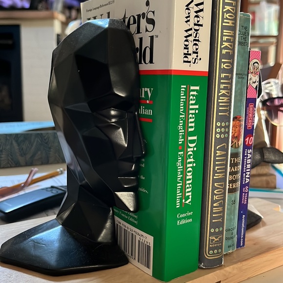 Geometric Monochrome Bookends - Picture 2 of 4